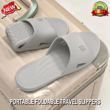 2024 New Foldable EVA House Slippers Portable Hotel Travel Slipper Bathroom