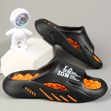 Summer Men Massage Slippers Indoor Outdoor Sandals Beach Casual Shoes